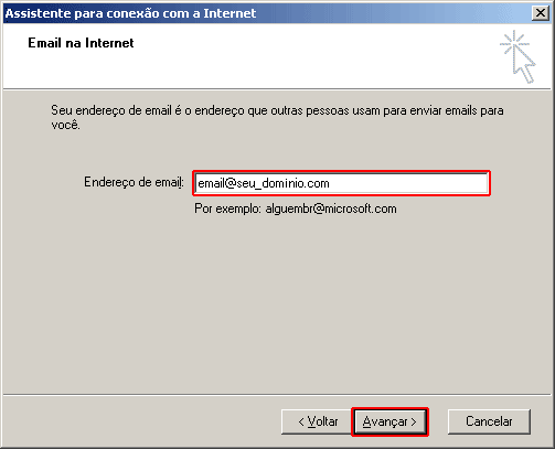 Configurao de e-mail em Outlook Express
