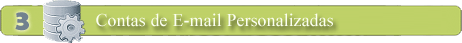 Contas de E-mail personalizadas